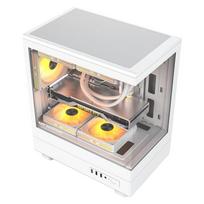 darkflash computer case - DarkFlash DB330M White (Baltas) - 5 nuotrauka
