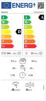 hisense skalbimo masina - Hisense WD3S8043BW3 - 2 nuotrauka