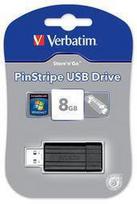 a gb - Verbatim PinStripe 8GB Black - 4 nuotrauka