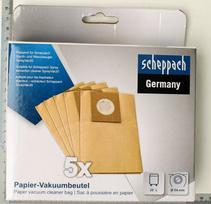 Popieriniai maišeliai dulkių siurbliui Scheppach SprayVac20; 5 vnt.