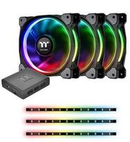 fan hub - Thermaltake Riing Plus 12 RGB Radiator Fan Lumi + TT Premium Edition Combo Kit - 1 nuotrauka