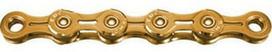 dviracio grandines 11 - KMC Chain X11EL Ti-N x 118L Gold - 1 nuotrauka