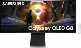 34 oled monitoriai - Samsung Odyssey G8 LS34DG850SUXEN - 1 nuotrauka