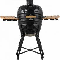 Keraminė kepsninė Kamado Diamond Series 23,5", 59 cm, juodos sp.