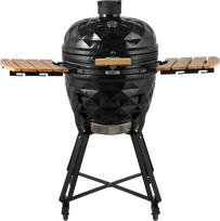 kamado 23,5 - Keraminė kepsninė Kamado Diamond Series 23,5", 59 cm, juodos sp. - 2 nuotrauka