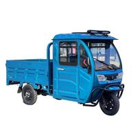 elektrinis triratis krovininis - Elektrinis krovininis triratis motoroleris su kabina ir priekaba SL-07 1000W 60V 45AH - 1 nuotrauka