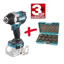 MAKITA DTW700Z + D-41517, 18V, 700/1000 Nm, 1/2" (be akum. ir krov.)