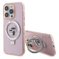 Karl Lagerfeld "Ring Stand Karl and Choupettte MagSafe iPhone 15 Pro Max" Pink