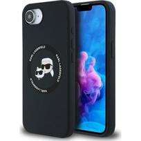 Karl Lagerfeld "Karl and Choupette Heads MagSafe iPhone 16e" Black
