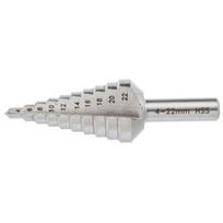 22 graztas - Kūginis pakopinis grąžtas 4-22mm GRAPHITE 57H739 - 1 nuotrauka