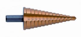 Pakopinis grąžtas Exact, metalas/plastikas, hss-tin, tiesus, 10 mm x 9.8 cm