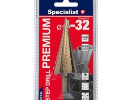 Pakopinis grąžtas SPECIALIST+ Premium, 4-32 mm