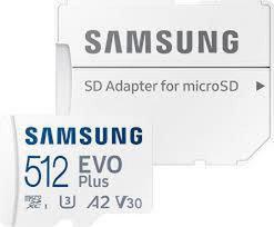 microsd 512gb u3 - Atminties kortelė Samsung EVO Plus 512GB microSDXC UHS-I U3 - 1 nuotrauka