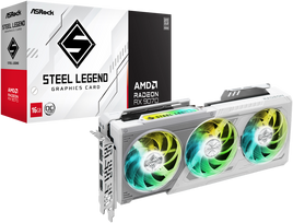 graphics card - ASRock Radeon RX 9070 Steel Legend 16GB GDDR6 - 1 nuotrauka