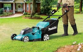 ermitazas akumuliatorines zoliapjoves - Makita DLM480CT2, 48 cm - 16 nuotrauka