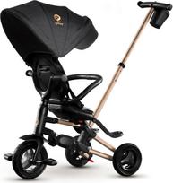 triratukas qplay nova - Qplay triratukas Nova+ Rubber Auksinis (Golden) - 1 nuotrauka