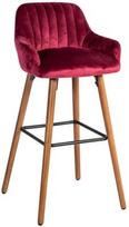 Home4you Bar Stool Ariel Wine Red