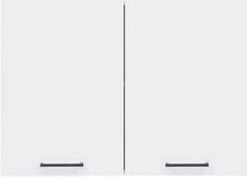 Black Red White Kitchen Upper Cabinet Junona Line G2D/80/57 White