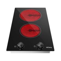 dvieju kaitlente indukcine - IsEasy LT2V-30 Indukcinė Viryklė su Rankenėlėmis (Induction Stove with Knobs) - 1 nuotrauka