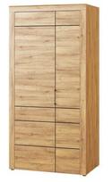 Szynaka Meble Kama 70 Wardrobe Camargue Oak/Black Matt
