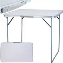 turistinis stalas - Trizand S23500 sulankstomas turistinis stalas, baltas (White) - 2 nuotrauka