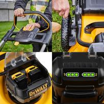 akumuliatoriu pakrovejas - Akumuliatorinė vejapjovė DeWalt DCWM564N; 36 V (be akumuliatoriaus ir pakrovėjo) - 5 nuotrauka