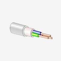 Elektros instaliacijos kabelis Draka XPJ-HF, 4 x 1,5 mm²