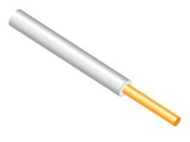 Elektros instaliacijos kabelis Lietkabelis PV-1/H07V-U, 1 x 10 mm²