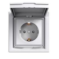 Kištukinis lizdas Schneider Electric Asfora EPH3100321, baltas
