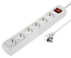 Pirkti Hama Power Strip 6 Outlet 3m White - Photo 1