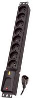 ilgintuvas 1.5 - Lestar Power Strip 8 Outlet Black 1.5m - 1 nuotrauka