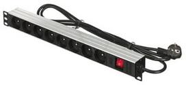 A-Lan Power Strip 8 Outlet Black 1.8m