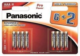 Panasonic Pro Power 6+2 x AAA