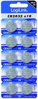 LogiLink Ultra Power CR2032 Lithium Button Cell 3V 10pcs