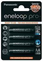 eneloop - Panasonic Battery 2450mAh AA x 4 - 1 nuotrauka