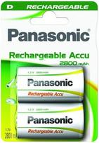 Panasonic NiMh P20P rechargeable battery 1 x D 2800mAh