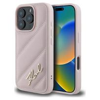 Karl Lagerfeld "Quilted Signature iPhone 16 Pro Max" Pink