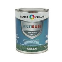 Universalūs kaldinto metalo efekto dažai Pentacolor, žali, 0.75 l