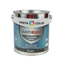 Universalūs kaldinto metalo efekto dažai Pentacolor, juodi, 2.5 l