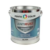 Universalūs kaldinto metalo efekto dažai Pentacolor, sidabriniai, 2.5 l