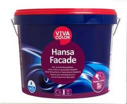 Tinkuotų ir mūrinių fasadų dažai Vivacolor Hansa Facade LA, balti, 9 l