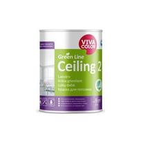Dažai Vivacolor Green Line Ceiling 2 A, balti, 2.7 l