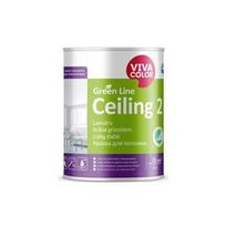 Dažai Vivacolor Green Line Ceiling 2 A, balti, 0.9 l