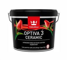 Vandeniniai akriliniai dažai Tikkurila Optiva Ceramic 3 BA, balti, 2.7 l