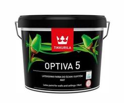 Vandeniniai akriliniai dažai Tikkurila Optiva 5 BA, balti, 2.7 l