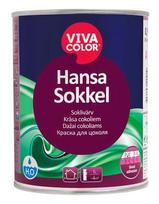 Fasadų dažai Vivacolor Hansa Sokkel A, balti, 0.9 l
