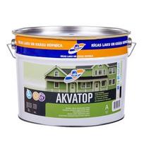 Medinių fasadų dažai Rilak Akvatop A, balti, 9 l