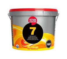 Akriliniai sienų dažai Vivacolor 7 A, balti, 9 l