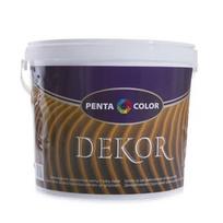 Dispersiniai faktūriniai dažai Pentacolor Dekor, balti, 5 l