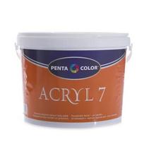 Dispersiniai dažai Pentacolor Acryl 7, balti, 3 l